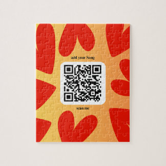 Mit personalisierten Song per QR-code Puzzle