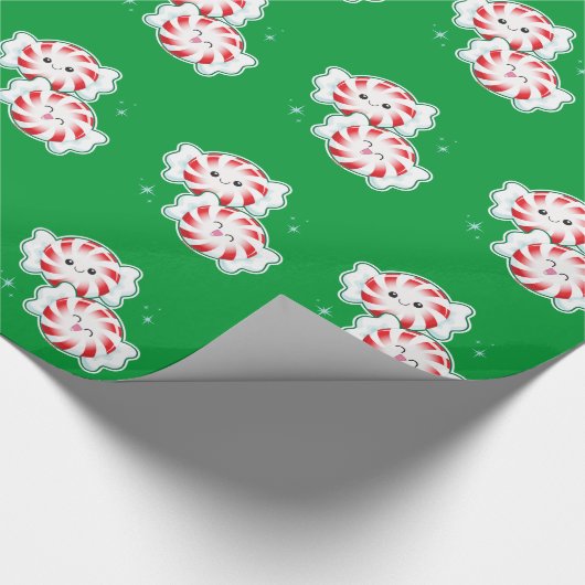 Mit Pfefferminzaroma! Geschenkpapier (Ecke)