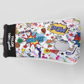 😍 ⛳ 🏌️ mit phantastischem Golfmix Golf Headcover (Vorderseite)