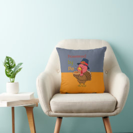 Mit Pie betriebene moderne minimalistische Thanksg Kissen