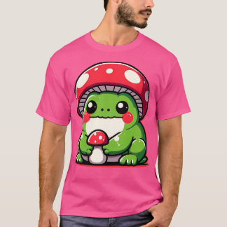 Mit Pilzhut Frosch T-Shirt