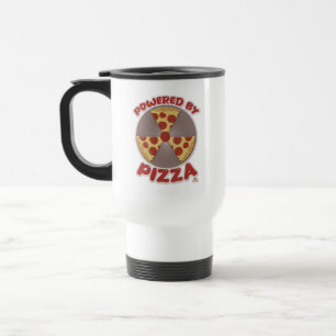 Mit Pizza Funny Food Time Design Reisebecher