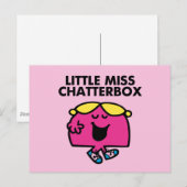 Mit Plappermäulchen quatschen Postkarte (Vorne/Hinten)