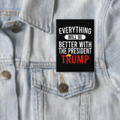 Mit Präsident Trump wird alles besser werden Button (Insitu)