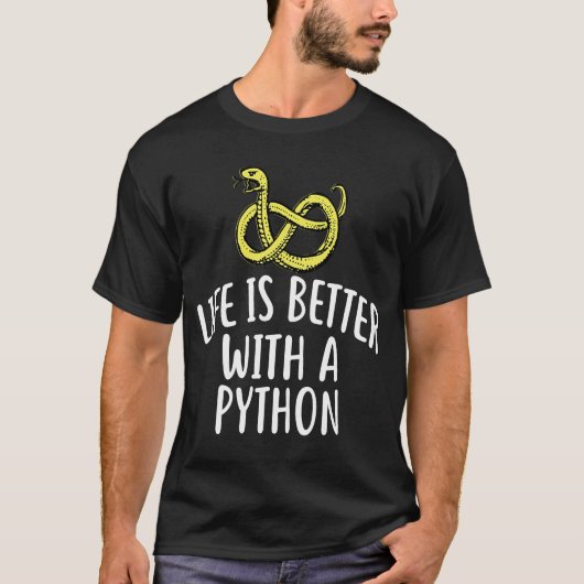 Mit PYTHON PYTHONS T-Shirt (Vorderseite)