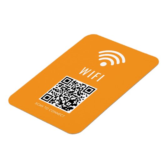 Mit QR-Code scannen, um Orange-WiFi-Magnet zu verb Magnet (Linke Seite)