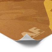 Mit Rakete Poster (Ecke)