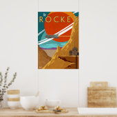 Mit Rakete Poster (Küche)