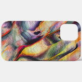 Mit Rauigkeit und virtueller Aquarell versehen Case-Mate iPhone Hülle (Rückseite (Horizontal))
