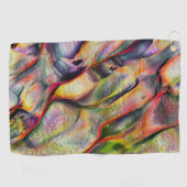 Mit Rauigkeit und virtueller Aquarell versehen Golfhandtuch (Horizontal)