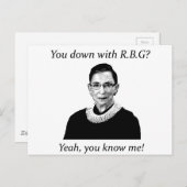 Mit RBG? Postkarte (Vorne/Hinten)