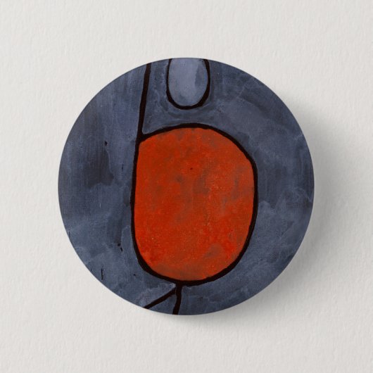 Mit Regenschirm (1939) von paul klee Button (Vorderseite)