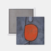 Mit Regenschirm (1939) von paul klee Magnet (Vorderseite/Rückseite)
