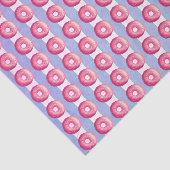 Mit rosafarbenem Zuckerguss und Sprinklen auf Stre Seidenpapier (Ausschnitt)