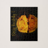 Mit Rose gesund bleibe Puzzle (Vertikal)