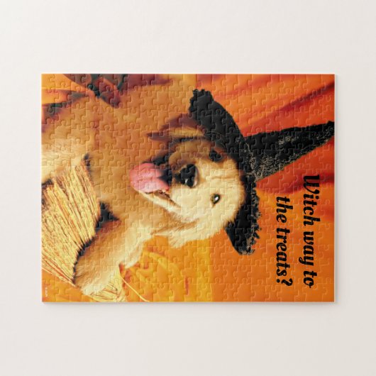 Mit Rotzerhut und Broom Puzzle (Horizontal)