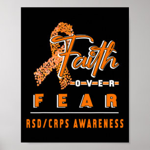 MIT RSDCRPS AWARENESS FAITH IMMER OVER ANGST POSTER