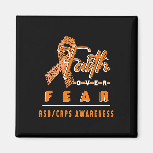 Mit Rsdcrps Awareness Faith Overs Angst immer Magnet (Vorne)