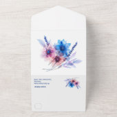 💍 mit RSVP-Karte Pastel Whispers Meadows All In One Einladung (Außenbereich)