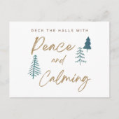 Mit Ruhe und Entspannung die Hallen erkunden Postkarte (Vorderseite)