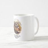 Mit Sarkasmus betriebene Sarcasm Cat Tee | 3 Stund Kaffeetasse (VorderseiteRechts)