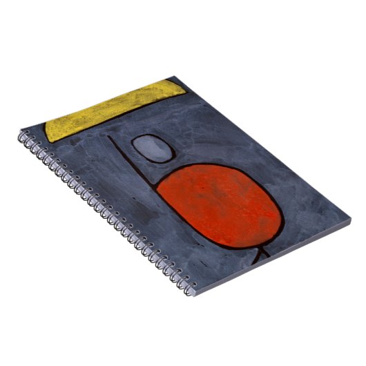 Mit Schirm (1939) Gemälde von Paul Klee Notizblock (Rechte Seite)