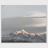 MIT SCHNEE BEDECKTE BERGE GESCHENKPAPIER (Flach)