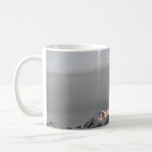MIT SCHNEE BEDECKTE BERGE KAFFEETASSE (Links)