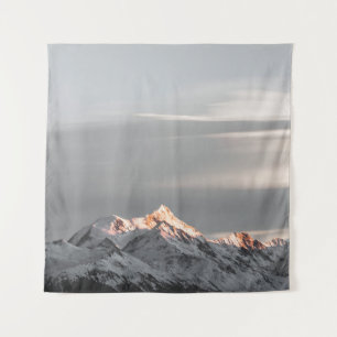 MIT SCHNEE BEDECKTE BERGE WANDTEPPICH
