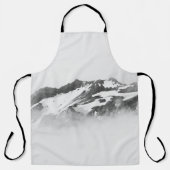 MIT SCHNEE BEDECKTER BERG SCHÜRZE (Vorderseite)