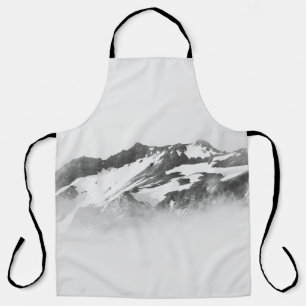 MIT SCHNEE BEDECKTER BERG SCHÜRZE