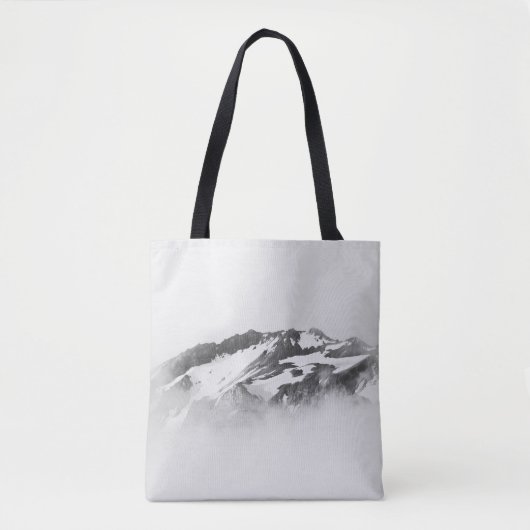 MIT SCHNEE BEDECKTER BERG TASCHE (Vorderseite)
