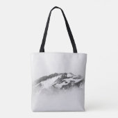 MIT SCHNEE BEDECKTER BERG TASCHE (Rückseite)