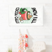Mit Schneefall-Kakaoanrufen wärmen - Winter Drink Banner (Insitu)