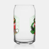 Mit Schneefall-Kakaoanrufen wärmen - Winter Drink Dosenglas (Links)