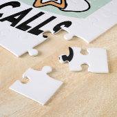 Mit Schneefall-Kakaoanrufen wärmen - Winter Drink Puzzle (Seite)