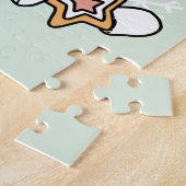 Mit Schneefall-Kakaoanrufen wärmen - Winter Drink Puzzle (Seite)