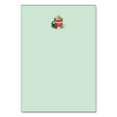 Mit Schneefall-Kakaoanrufen wärmen - Winter Drink Tischnummer (Rückseite)