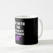 Mit Schokolade Chip Cookie Gefärbte Krawatte Hallo Kaffeetasse (VorderseiteRechts)