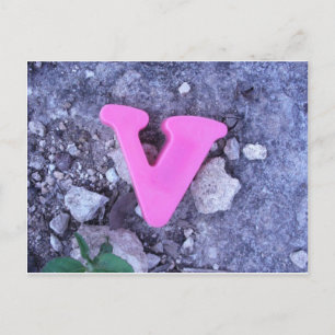 Mit Schreiben V Postkarte an Sie gesendet