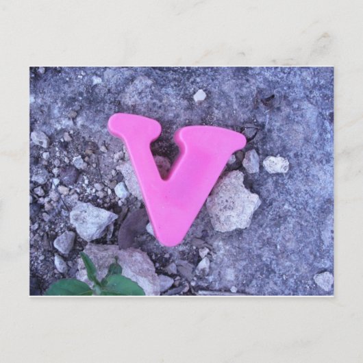 Mit Schreiben V Postkarte an Sie gesendet (Vorderseite)