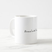 Mit Segen gebraut Kaffeetasse (Vorderseite Links)