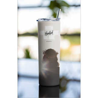 MIT SEINEN WUNDERN SIND WIR heilend Thermal Tumble Thermosbecher