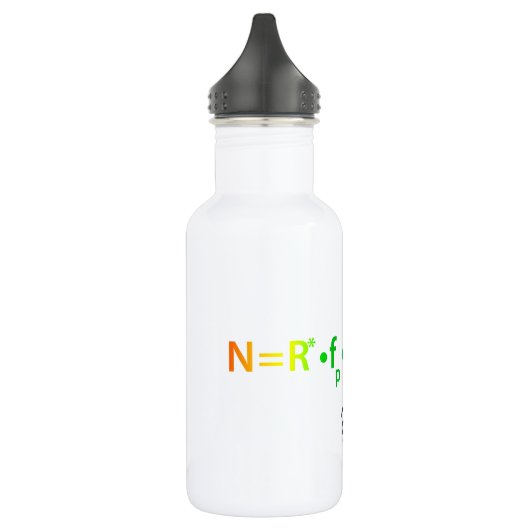 mit SETI-Logo Edelstahlflasche (Links)