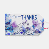 💍 mit Sincere Dank Cornflower Dreamscape Geschenkanhänger (Vorderseite (Horizontal))