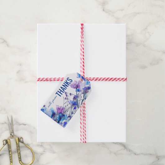 💍 mit Sincere Dank Cornflower Dreamscape Geschenkanhänger (Mit Garn)