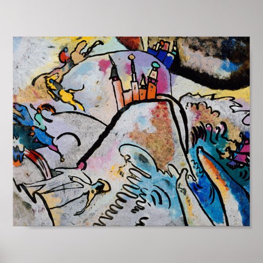 mit Sonne | Kandinsky Poster (Vorne)