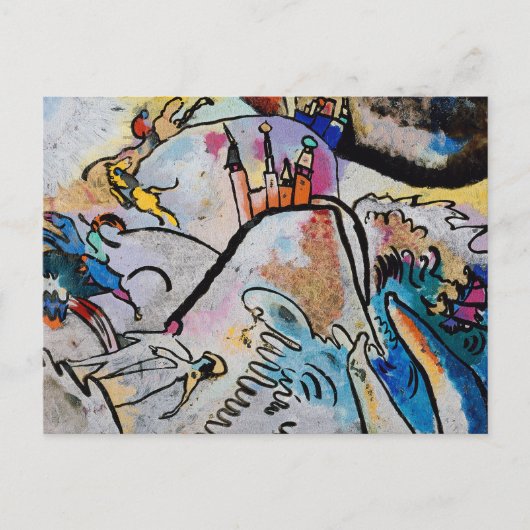 mit Sonne | Kandinsky Postkarte (Vorderseite)