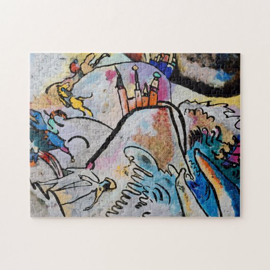 mit Sonne | Kandinsky Puzzle (Horizontal)