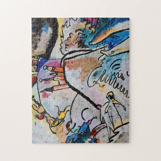 mit Sonne | Kandinsky Puzzle (Vertikal)